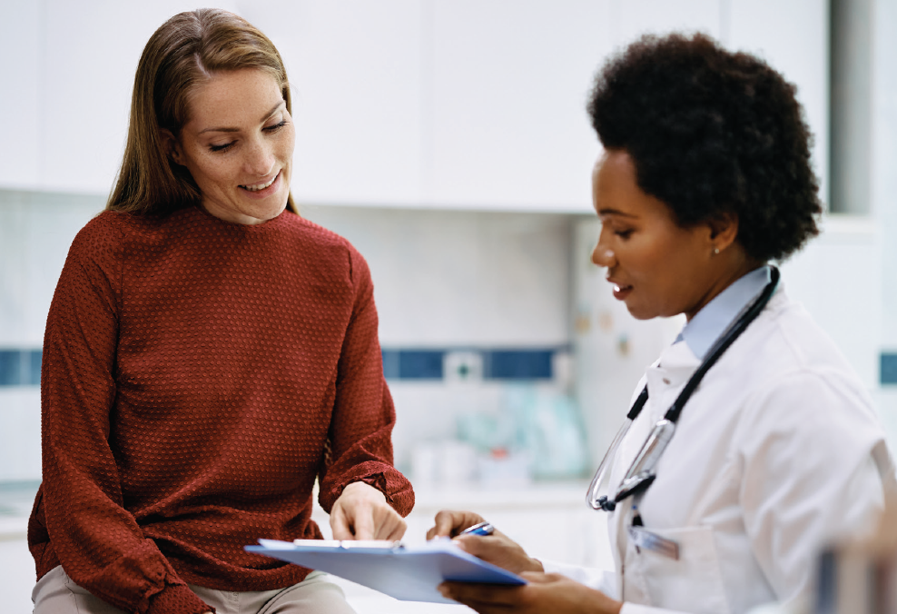 Fidelis-Care-Spring-Newsletter-Provider-and-Patient-Interacting