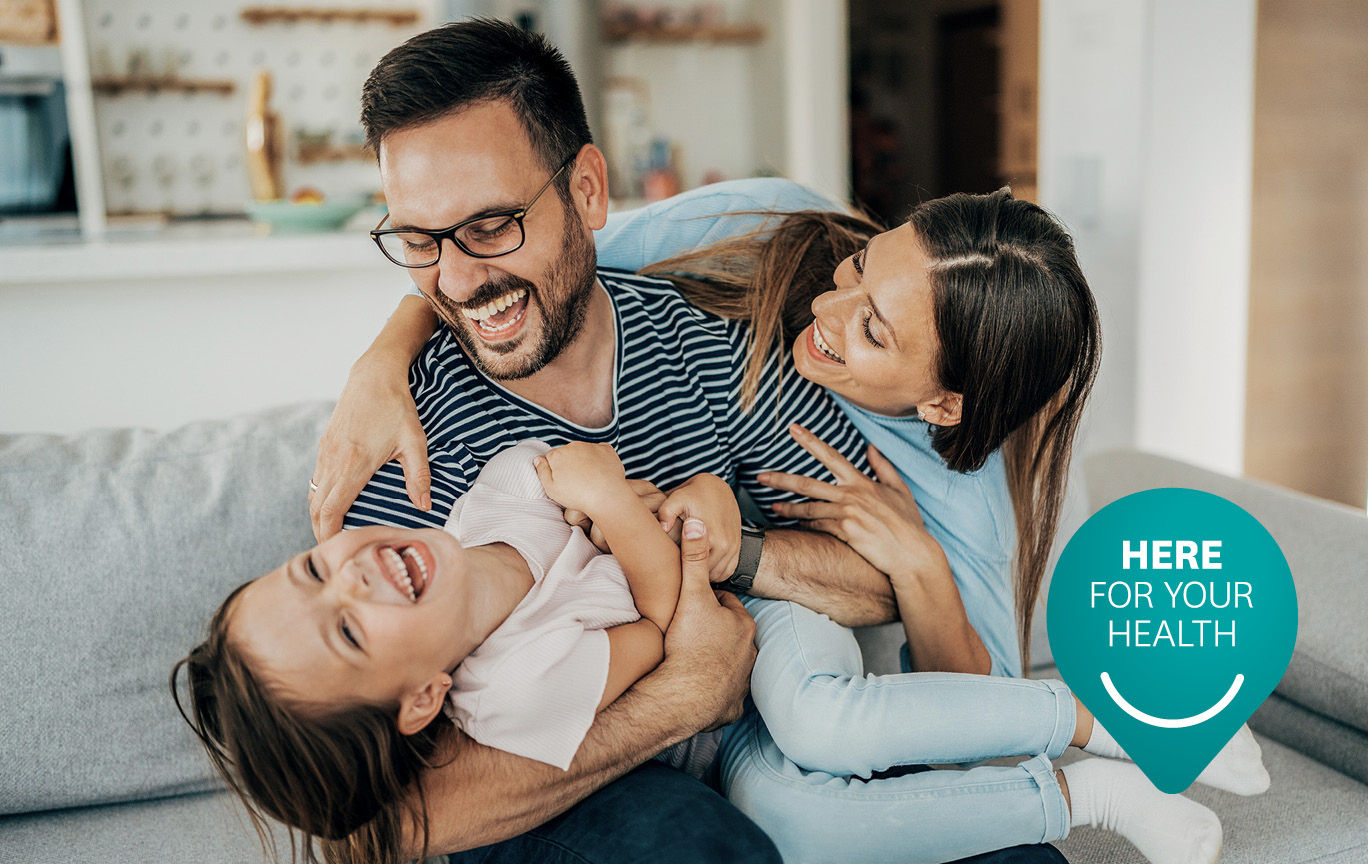 Fidelis-Care-Here-For-Your-Health-Banner-Family-Covered-by-Health-Insurance